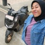 Ekspresi Ceria Megawati Mejeng Bareng Motor Baru, 1 Liter Bisa Jalan dari Bogor ke Tangsel