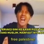 Viral! Ekspresi Marah Pemuda yang Teriak Free Palestina, Adabnya Dipertanyakan