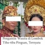 Viral! Dinikahkan dengan 'Kakek-kakek', Pengantin Wanita di Lombok Pingsan Saat Resepsi