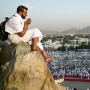 Potret Para Jemaah Haji Berdoa di Jabal Rahmah saat Wukuf di Arafah