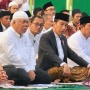 Jokowi Salat Idul Adha di Simpanglima Semarang, Duduk di Depan Bareng Menteri Basuki