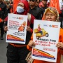Minta PHK Pekerja Tekstil Dihentikan, Buruh Demo di Patung Kuda
