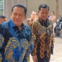 Pakai Batik Motif Singa Biru, Bamsoet Bareng Elite Golkar Sowan Markas PAN, Sinyal Apa?