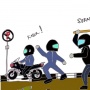 Lagi Asyik Main Kartu di Markas, Geng Motor Texas Digerebek Polisi