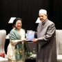 Saling Lempar Pujian di Pertemuan Singkat, Megawati ke Ahmed El-Tayeb: Kami Butuh Nasihat dari Imam Besar