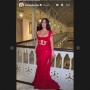Menyala! Kim Kardashian Tampil dengan Saree Merah di Pernikahan Anant Ambani Anak Crazy Rich Asia