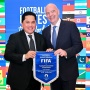 Erick Thohir Bertemu Presiden FIFA, Netizen Endus Sinyal Positif bagi Timnas Indonesia