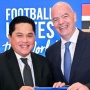 Bertemu Erick Thohir, Presiden FIFA Sanjung Timnas Indonesia Gara-Gara Ini