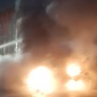Truk Boks Terbakar usai Kecelakaan di Tol Tangerang-Merak, Sang Sopir jadi Korban