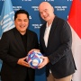 Jelang Lawan Bahrain, Erick Thohir Tiba-tiba Sampaikan Kalimat Manis untuk Presiden FIFA