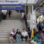 Stasiun Manggarai Jadi Tempat Pengungsian Sementara Korban Kebakaran