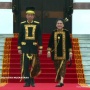 Presiden Jokowi dan Iriana Pakai Baju Adat Kutai Takwo Kustim Saat Upacara 17 Agustus di IKN