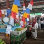 Lomba Hias Lapak ala BRI, Cara Pedagang di Pasar Aurduri Rayakan Kemerdekaan
