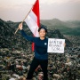 Bukan Sembarang Pendakian, Aksi Jerhemy Owen di Gunung Sampah Jelang HUT RI ke-79 Ini Penuh Makna