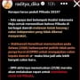 Terkenal Anti Politik, Raditya Dika Kini Turut Suarakan Tagar KawalputusanMK