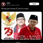 Heboh Poster Ahok-Rano Karno Duet di Pilkada Jakarta, PDIP Bilang Begini