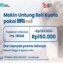 Buruan Beli Pulsa/Paket Data lewat Mobile Banking BRImo, Ada Banyak Promo Seru Akhir Bulan!