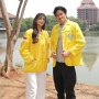 Bangganya! Momen Sabrina Chairunnisa Kompak dengan Azka Corbuzier Pamerkan Jaket Kuning UI