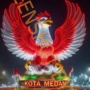 Cek Fakta: Foto Patung Garuda di Medan Kok Seperti Ayam