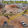CEK FAKTA: Banjir Bandang Mirip Tsunami Melanda Jeddah-Mekkah