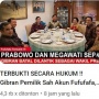 Cek Fakta: Prabowo dan Megawati Sepakat Gibran Batal Dilantik sebagai Wakil Presiden