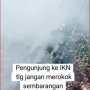 IKN Baru Dibuka Sudah Kebakaran, Puntung Rokok Jadi Biang Kerok