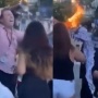 Dramatis! Pria Coba Bakar Diri di Tengah Demo Membara Kecam Perang Gaza