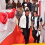 Mendagri Tito dan Sejumlah Menteri Kabinet Indonesia Maju Dampingi Presiden Jokowi Buka Peparnas XVII 2024
