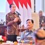 Makan Siang Penuh Haru Jokowi Bersama Kabinet Indonesia Maju, Kambing Guling Dan Rujak Jadi Saksi