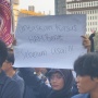 Sejumlah Mahasiswa Gelar Aksi Demo Di Patung Kuda: Kami Akan Jadi Oposisi Abadi