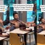 Bobby Saputra Cosplay Jadi Mahasiswa yang Makan Omakase di Kantin, Netizen: Terinspirasi dari Erina Gudono?