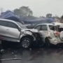 Ngeri! Penampakan Kecelakaan Beruntun di Tol Cipularang, Mobil Ringsek Bertumpukan
