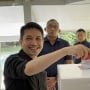Nyoblos di Ciganjur,  Cawagub Kun Wardana Pede Menang di Jakarta Utara dan Barat