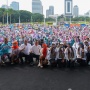 Puluhan Ribu Kader PKK Ikuti Fun Run dan Fun Walk, Kampanyekan Indonesia Tanpa KDRT