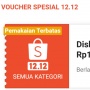 12 Kode Voucher Shopee 12.12, Langsung Klaim Dapat Diskon Besar-besaran