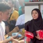 Momen Clara Shinta Bagi-bagi Susu Dibandingkan dengan Wapres Gibran: Duit Pribadi vs Nama Sendiri