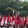 Geruduk Gedung KPK, Massa Mahasiswa Tuntut Penangkapan Harun Masiku