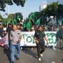 Massa HMI Kepung Patung Kuda, Tolak Kenaikan PPN 12 Persen Era Prabowo