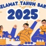 40 Gambar Selamat Tahun Baru 2025 PNG Download Sekarang untuk Upload Story IG