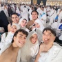 Sama-Sama Perdana Umrah usai Nikah, Intip Aura Anggun Mahalini dan Aaliyah Massaid di Depan Ka'bah