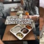 Viral Momen Makan Siang Gratis Core Versi Anak SMA, Ada yang Girang Banget Sampai Bikin Pantun