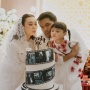 Cantiknya Aaliyah Massaid di Acara Syukuran 4 Bulan Kehamilan dan Ultah Thariq Halilintar