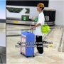 Viral Pria Pakai Koper Kaleng Kerupuk dan Tas Gas Elpiji 3 Kilogram di Bandara