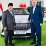 Hadiah Persahabatan Turkiye-Indonesia: Erdoan Serahkan Mobil Listrik Togg T10X, Prabowo Langsung Jajal