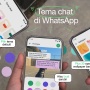 Fitur Baru WhatsApp, Tema Chat, Bikin Obrolan Makin Hidup