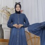 Tampil Keren dengan Gamis Denim: Panduan Memilih Warna Jilbab yang Tepat