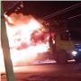 Detik-Detik Truk Pengangkut Motor Terbakar di Sumut, Puluhan Matic Ludes