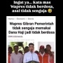 Cek Fakta: Gibran Sebut Pemerintah Tak Sengaja Pakai Dana Haji, jadi Tidak Berdosa