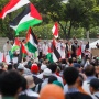 Ratusan Polisi Jaga Aksi Bela Palestina di Kedubes AS, Kapolres Jakpus Larang Anak Buah Bawa Senpi