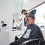 Barbershop Gratis Serambi MyPertamina Tampil Makin Menawan Sebelum Pulang ke Kampung Halaman